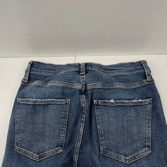 Agolde Los Angeles Premium High Rise Skinny Jeans A018 E-843 Blue Denim Size 28 - Picture 4 of 13